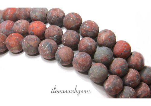 Mahogany beads matte approx. 8mm