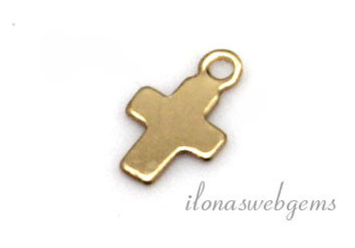 14/20 Gold filled charm cross approx. 7x4.5mm