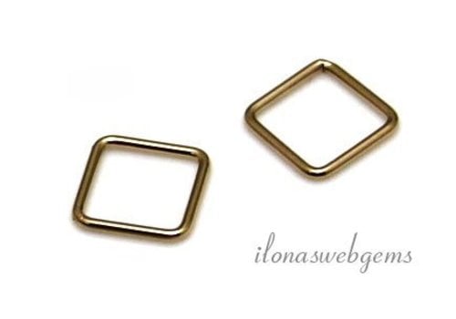 1x 14/20 Gold filled oogje gesloten ca. 8x0.8mm