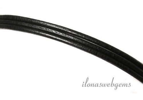 Schwarz Lederband 1,3mm