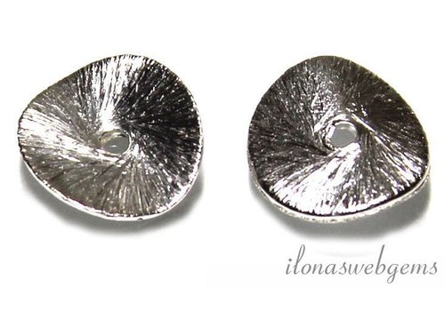 1 piece of silver-plated chip 12mm