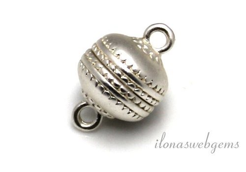 DQ Silver plated magnetic clasp approx. 12mm