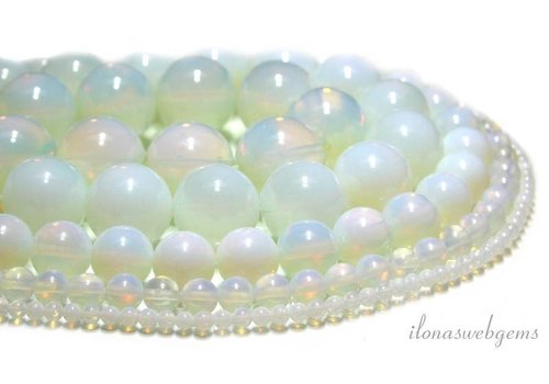 Opalite beads around 20 mm
