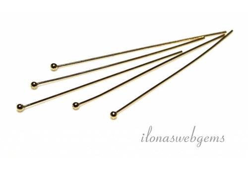 14k / 20 Gold filled headpin approx. 40x0.5mm