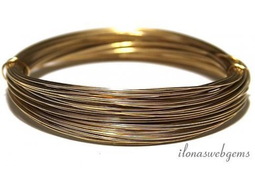 1 roll of 14k/20 Gold filled wire standard. 0.4mm / 26GA