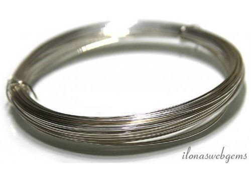 1 Rolle Silber gefüllte Draht weich ca. 0,4 mm / 26GA - Roll 27 Meter