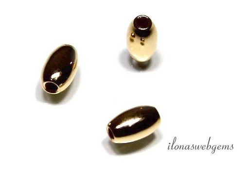 14/20 Gold filled kraal ca. 5x3mm