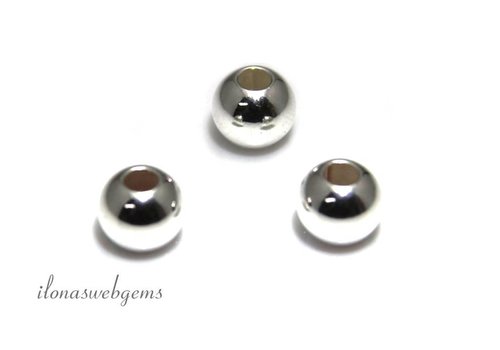 Sterling silver spacer/bead approx. 8mm with large hole