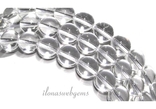 Bergkristallperlen um 10 mm