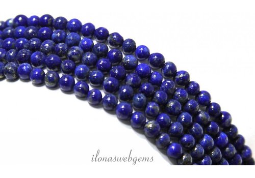 Lapis lazuli beads round approx. 4mm