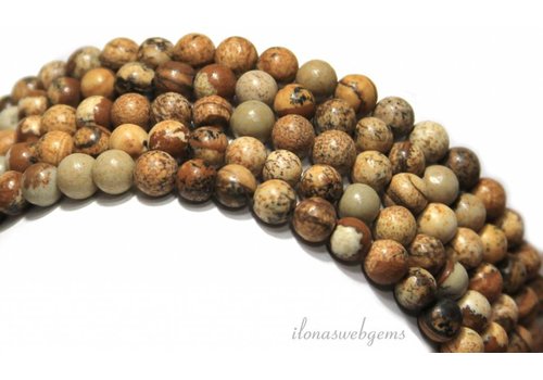 Wüste Jasper Perlen etwa 8mm - Copy
