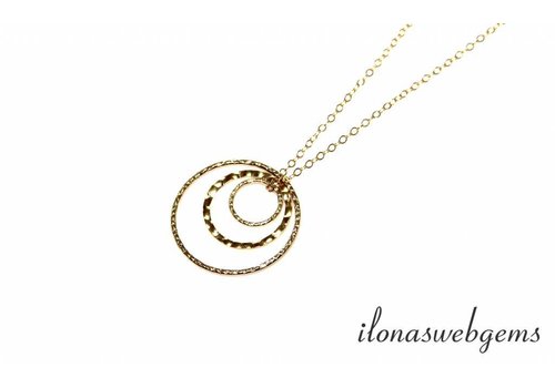 Inspiration Necklace: Goldfilled fantasy eyes