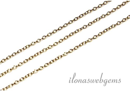 1 cm 14/20 Gold filled schakels / ketting 1mm