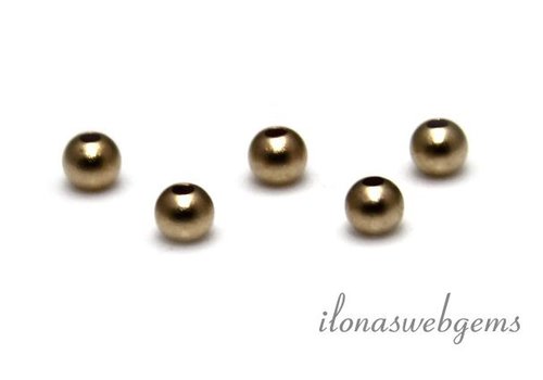 14k / 20 Gold filled bead food about 2mm