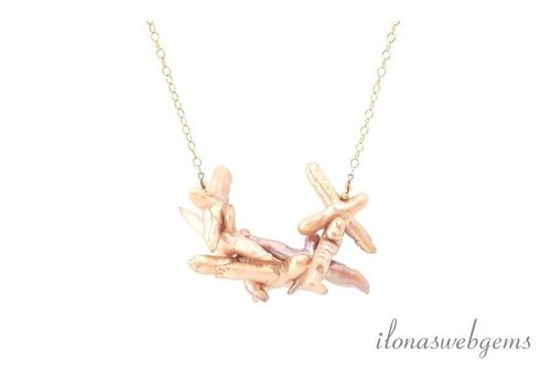 Inspiration Halskette Kreuzperlen