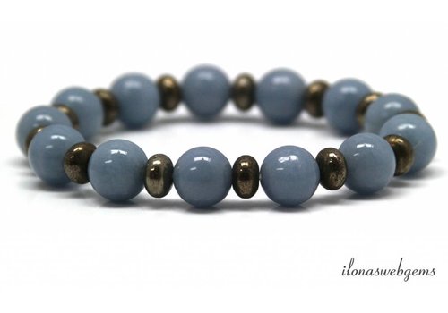 Inspiration: Beaded bracelet on elastic 12mm