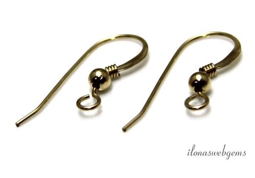 1 Paar Ohrhaken Goldfilled ca. 22mm