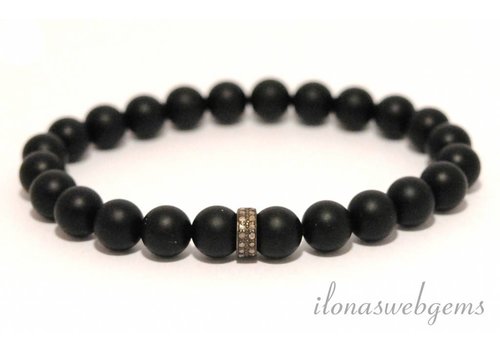 'Black&Diamond' inspiratie armband