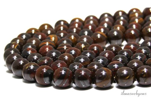 Tiger iron beads around 12mm A quality