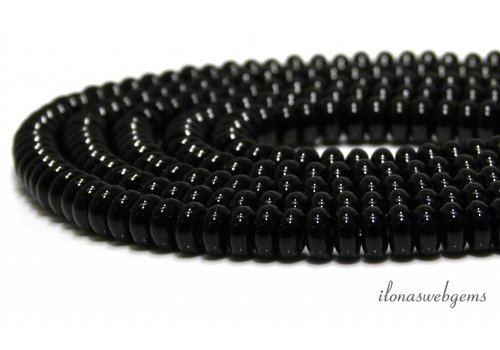 Onyx beads roundels 8x4mm