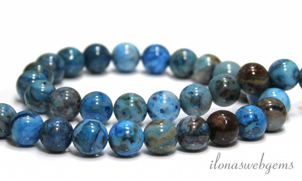 Natuurlijke Rode Koraal Turkoois Agaat Steen Ronde Losse Kralen voor Sieraden Maken DIY Armband Ketting Handgemaakte Craft-Tree Agates,4mm ongeveer 91 kralen