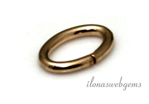 14/20 Gold filled open oogje ovaal ca. 7x5x0.5mm
