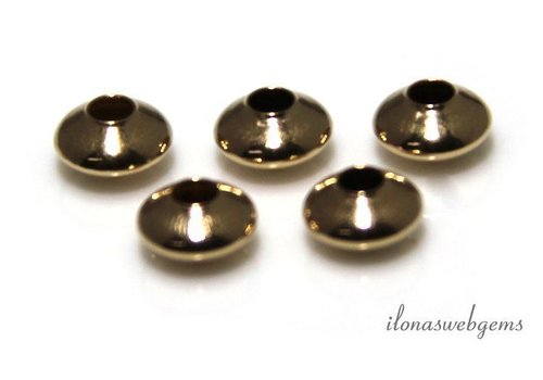 14k/20 Gold filled kraal 5.5x3.3mm