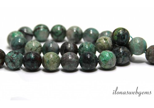 Chrysocolla beads approx. 14.5mm