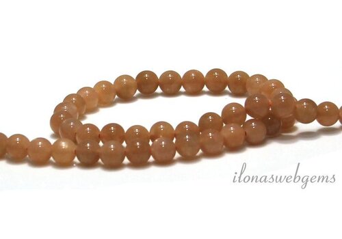 Moonstone beads round about 6mm