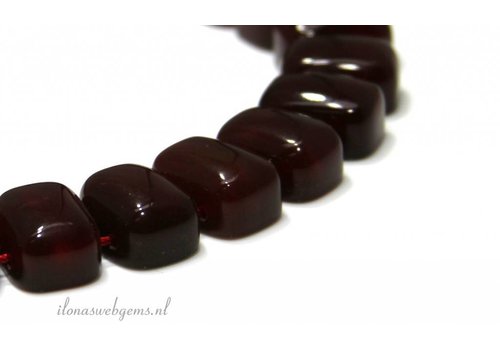 Karneol - Karneolperlen ca. 18x12x9mm
