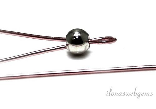 French wire / Bouillon wire / Color: rose gold approx. 1.2mm