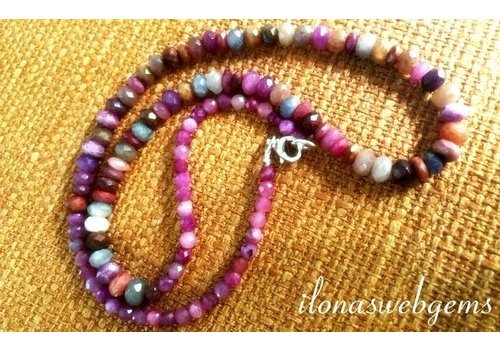 Inspiration: Bunte Saphir-Halskette