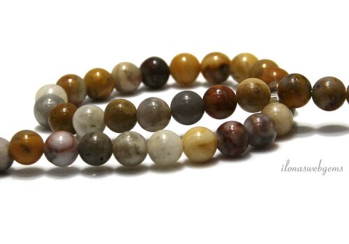 Crazy Lace Achat Perlen um 6mm