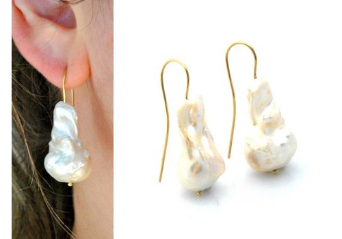 Inspiration: Baroque pearls earrings