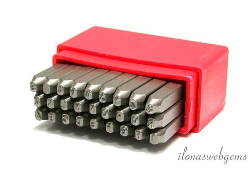 Stempelset Alfabet 2.5mm
