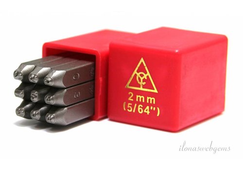 Stempelset Cijfers 2mm