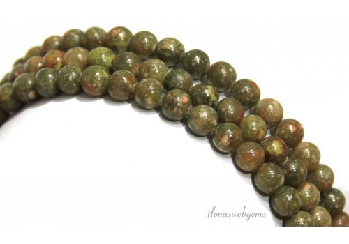 Unakite Perlen rund ca. 6mm