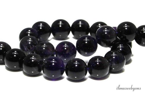 Amethyst beads around 12mm