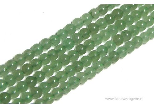 Aventurine/Aventurine beads round approx. 4mm