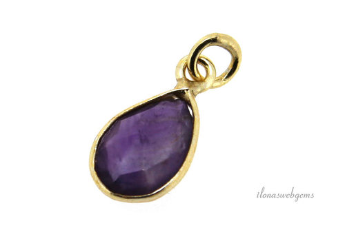 Anhänger aus Vermeil mit Amethyst