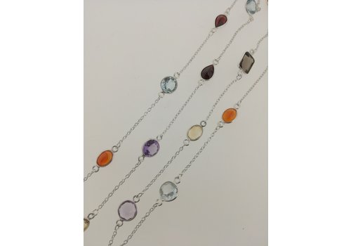 Ketting bezelled multi