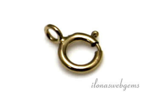 1 stuk 14/20 Gold filled veerring ca. 8mm