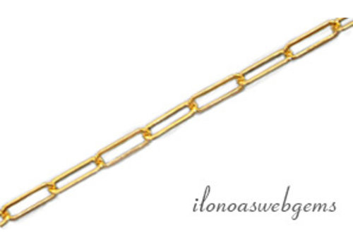 1cm 14/20 Gold filled schakels / ketting ca. 2x5.2mm