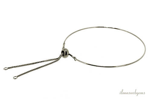 Sterling Silber Armreif minimalistisch