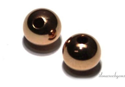 1x 14k/20 Rose gold filled spacer/bead approx. 6mm