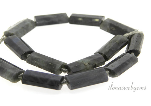 Labradorite beads rectangular around 26x12x7mm