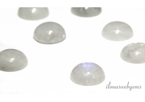 Rainbow Moonstone cabochon 10mm