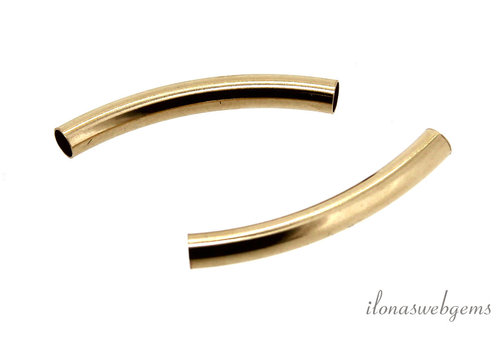 1x 14/20 Gold filled buiskraal 25x3mm