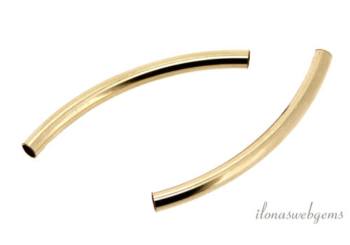 14/20 Gold filled tube bead 40x3mm