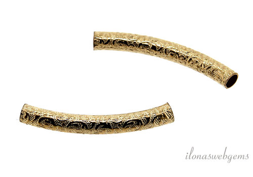1x 14/20 Gold filled buiskraal 25x3mm